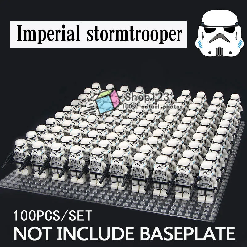100 шт./лот, строительные блоки, Sith Shadow, Storm Solider, клон, Trooper, Sandtrooper, игрушки для детей