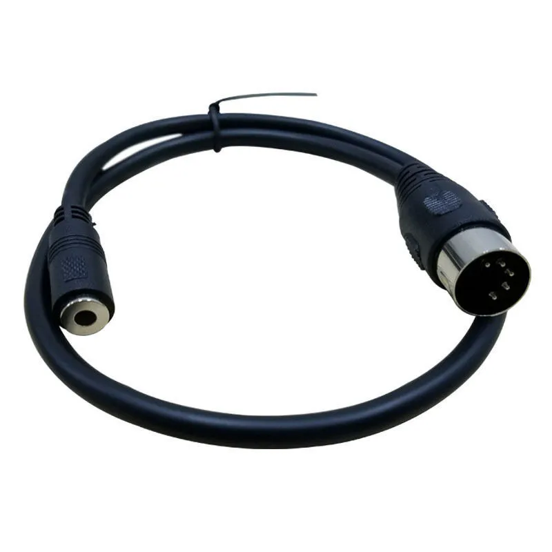 3.5mm female to DIN 5 Pin MIDI Male Plug Cable 50CM 1.5M Audio AUX output Headphone Microphone Stereo Jack Adapter 5pin | Компьютеры и