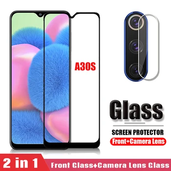 

2-in-1 For Samsung A30S Protective Glass For Samsung Galaxy A30s Camera Lens Screen Protector for samsung A 30S a 30 S SM-A307F