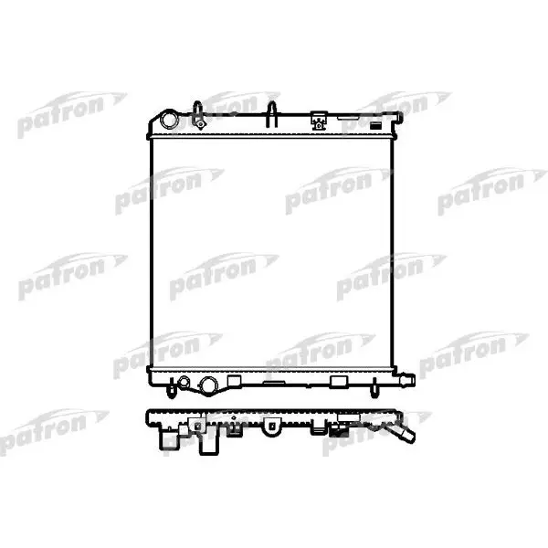 Радиатор системы охлаждения CITROEN: C2 1.1/1.4/1.6/1.6VTS, 03