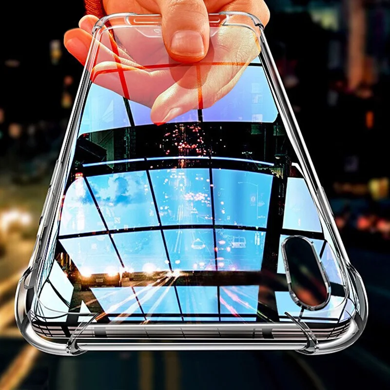 

Clear Phone Case For iPhone 7 Case iphone XR Silicone Soft Back Cover For iPhone 11 Pro XS Max X 8 7 6 6s Plus Shockproof Cases