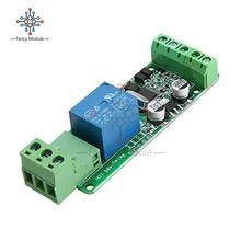 Diymore Modbus RTU 1 kanał 12V wyjście przekaźnikowe moduł tablicy przełącznik wejścia RS485/TTL moduł komunikacyjny