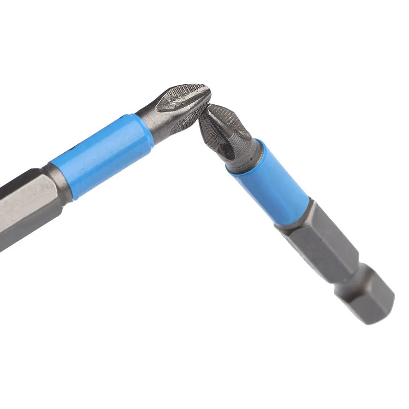 10 шт./компл. 50 мм PH2 Противоскользящий шестигранный хвостовик Крест отвертка Биты