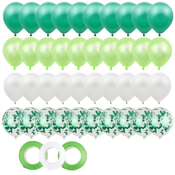 

43pcs/lot Party Balloon Blue Suits 12 Inch Latex Balloon Confetti Balloon Party Decorations