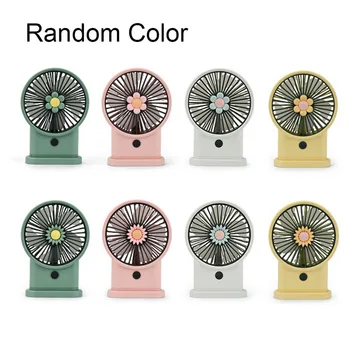 

2020 Mini Handheld Fan Cool AirUSB Rechargeable Battery Personal Fan with 3 Speeds LED Night Light