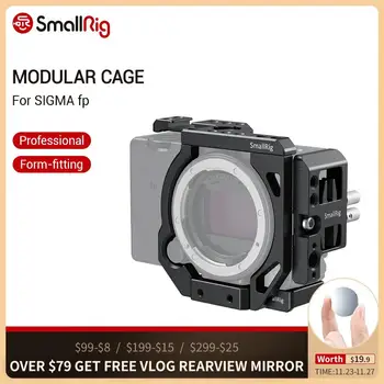 

SmallRig Modular Cage for SIGMA fp Camera Cage With Cold Shoe Mount Cable Clamp Video Camera Cage Rig Camera Stabilizer - 2712