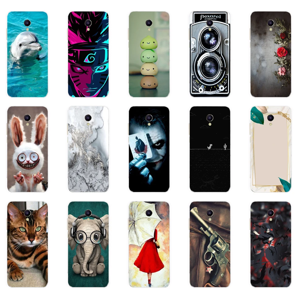 For Meizu M5C Case Silicon Soft TPU Phone Cover for M5S M 5 S Coque Bumper full 360 Protective fundas cute cat dog 6 | Мобильные
