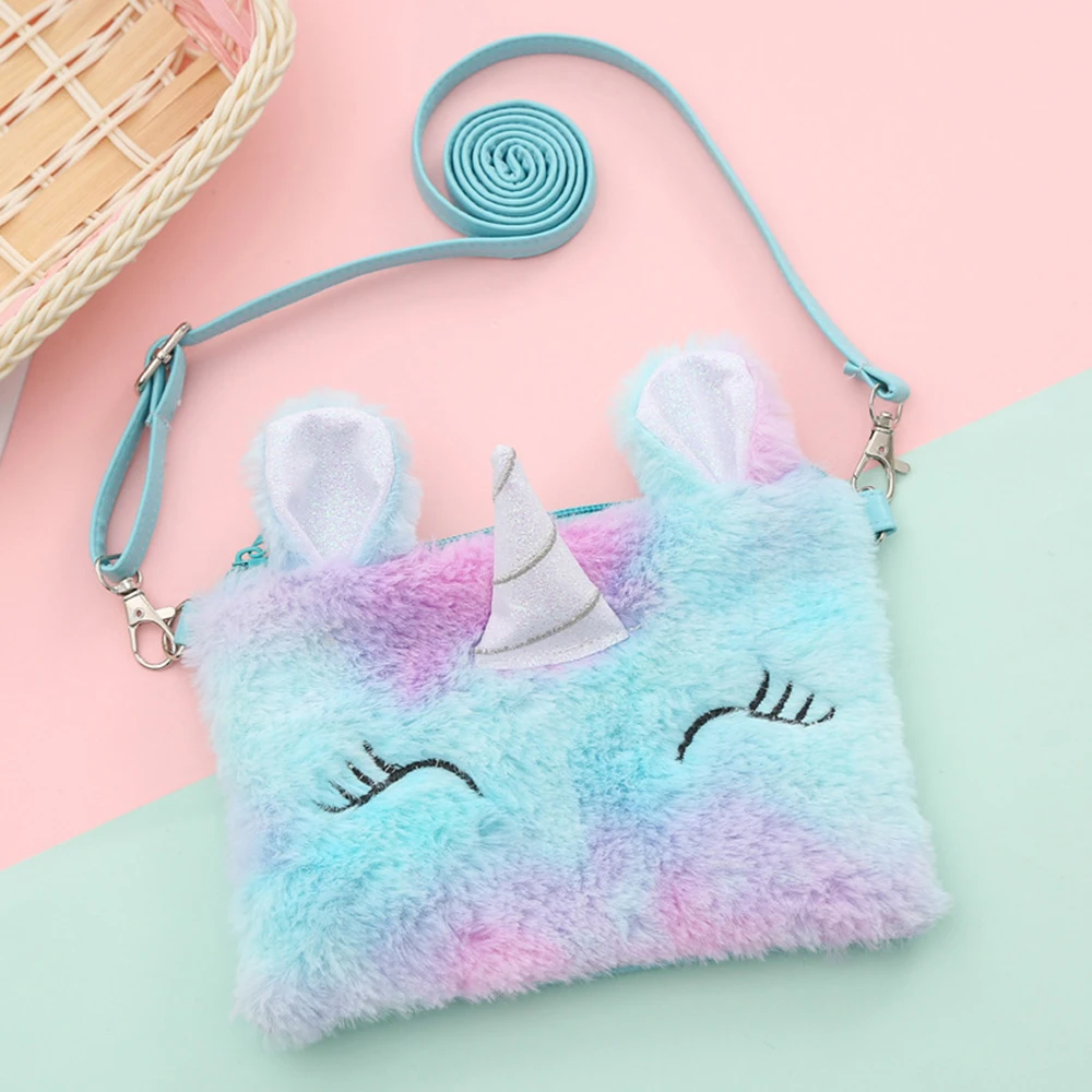 Children Girls Shoulder Bag Cute Unicorn Animals Messenger Bag Kids Keys Valentine&rsquo;s Day exquisite gifts for friends
