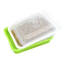 Indoor Wheatgrass Cover Seedling Pots Germination Planting Mung Bean Propagate Box Plant Growing Trays Basin Nursery Plant Pot