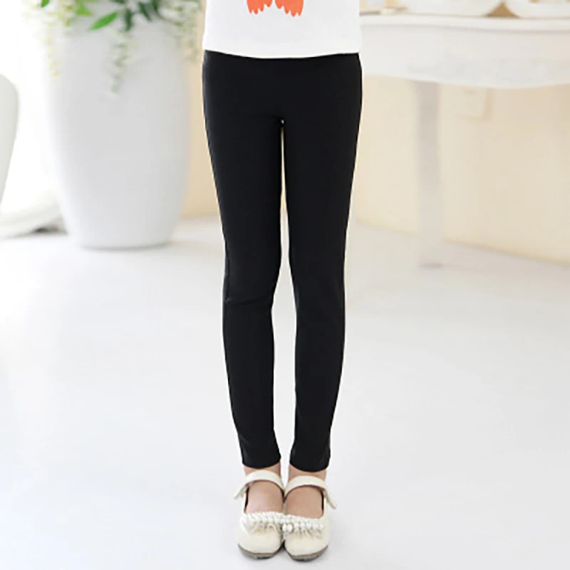 Girls' Pencil Pants Spring And Summer Thin Children's Outer Wear Tight Stretch Candy Color Kids Leggings Trousers WTP14
