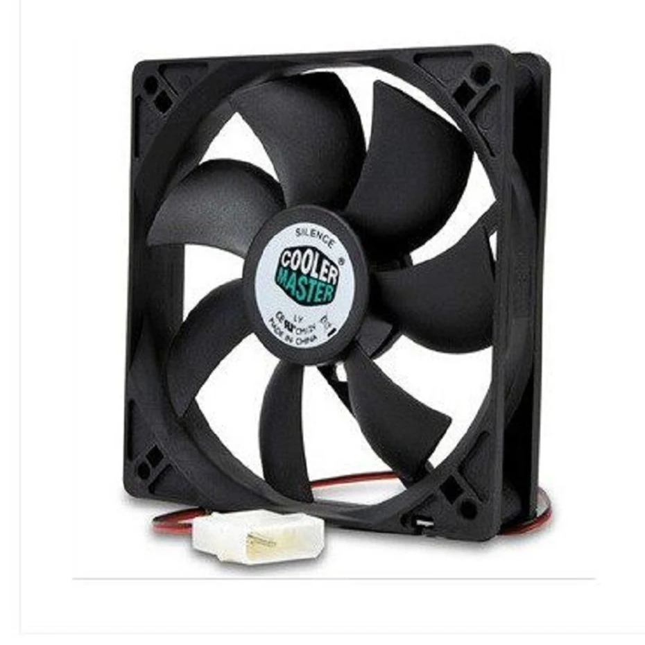 

Cooler Master 8cm 12V PC Case Power Fan Quiet 80mm Chassis Fan for Box Cooling Power Replacement Fan Molex Interface