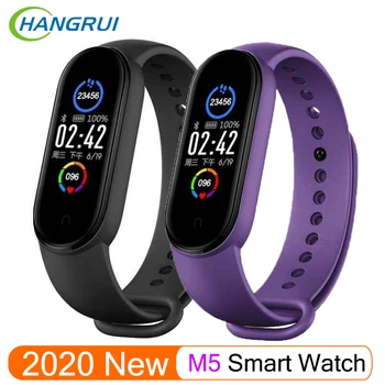 

2020 New M5 Smart Watch Bluetooth Sport Fitness Tracker Smart Bracelet Heart Rate Sleep Monitor Waterproof Watch For iOS/Android