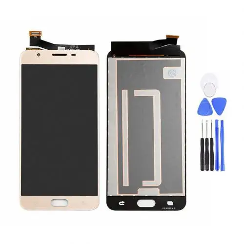 Golden Замена сенсорного экрана ЖК-дисплея для samsung Galaxy J7 Prime G610 - Цвет: Golden