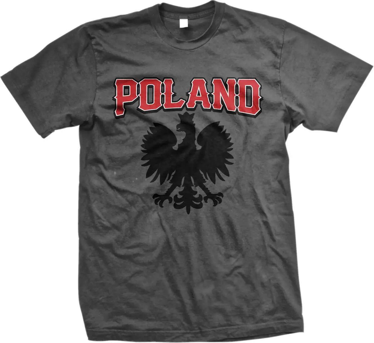 

Poland Text Eagle Polish Pride Polska Flaga Duma Mens T-Shirt