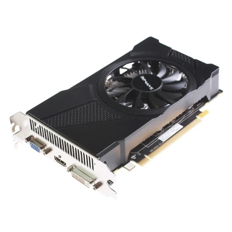 Original SAPPHIRE Radeon R7 350 2GB Graphics Cards GPU AMD Radeon R7350 Video Cards Computer Game Map HDMI VGA Videocard
