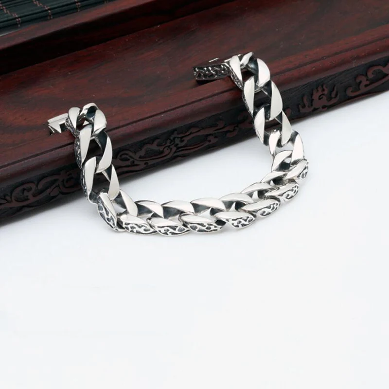 Женский серебряный простой мужской браслет дружбы|Гибкие и жесткие браслеты| |