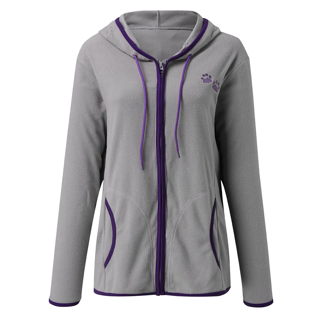 Кот цельнокроеная куртка для бега женская спортивная куртка Для женщин длинный рукав, для йоги, гигроскопичный жакет, для йоги, под заказ, Для женщин спортивные ShirtA15 - Цвет: GY