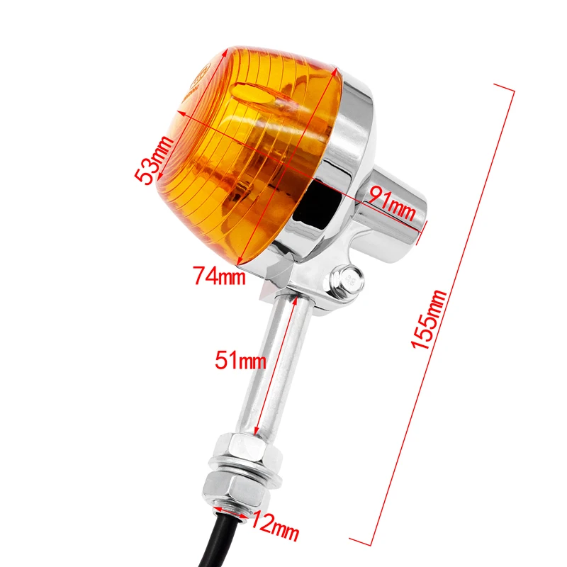 Chrome Motorcycle Turn Signals | Honda Cb750 Turn Signal