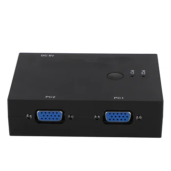 

1920x1440 Dual Port VGA Switch 500MHZ Bandwidth Adapter Home Audio Accessory VGA Switch Adapter