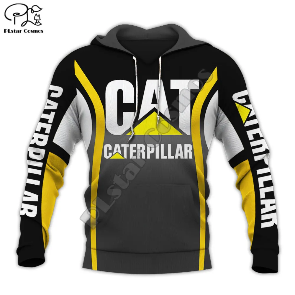 

Winter Fall Hooded Sweatshirt Husband Tracksuit CATERPILLAR Excavator 3D Print Graphic Men's Hoodies Women Men Clothes Pullover