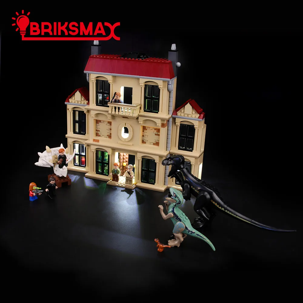 BriksMax комплект освещения для 75930 Indoraptor Rampage at Lockwood строительные блоки комплект света(не включает модель