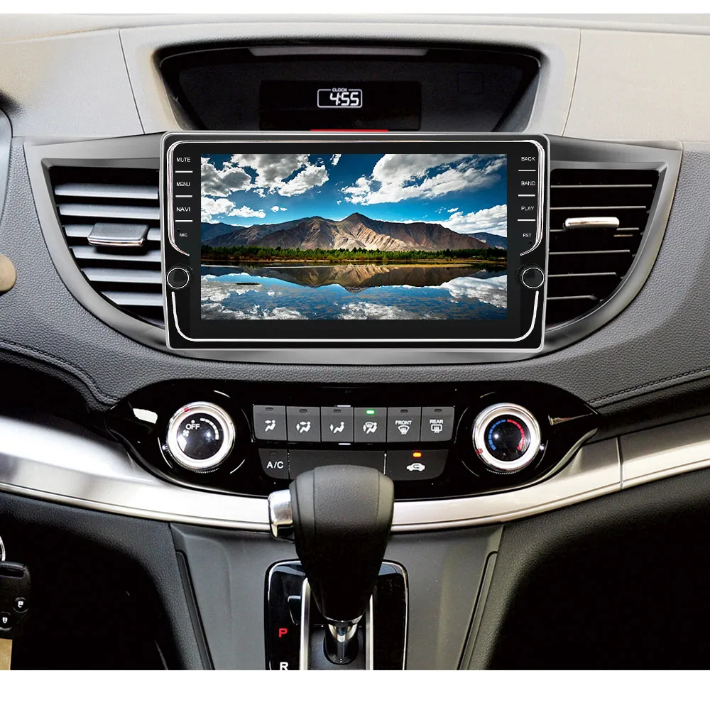 Excellent Eunavi 4G+64G Android 9.0 4G Car Radio Multimedia Audio Player Navigation GPS 2Din For Honda CRV 2012 2013 2014 2015 2016 PX6 1