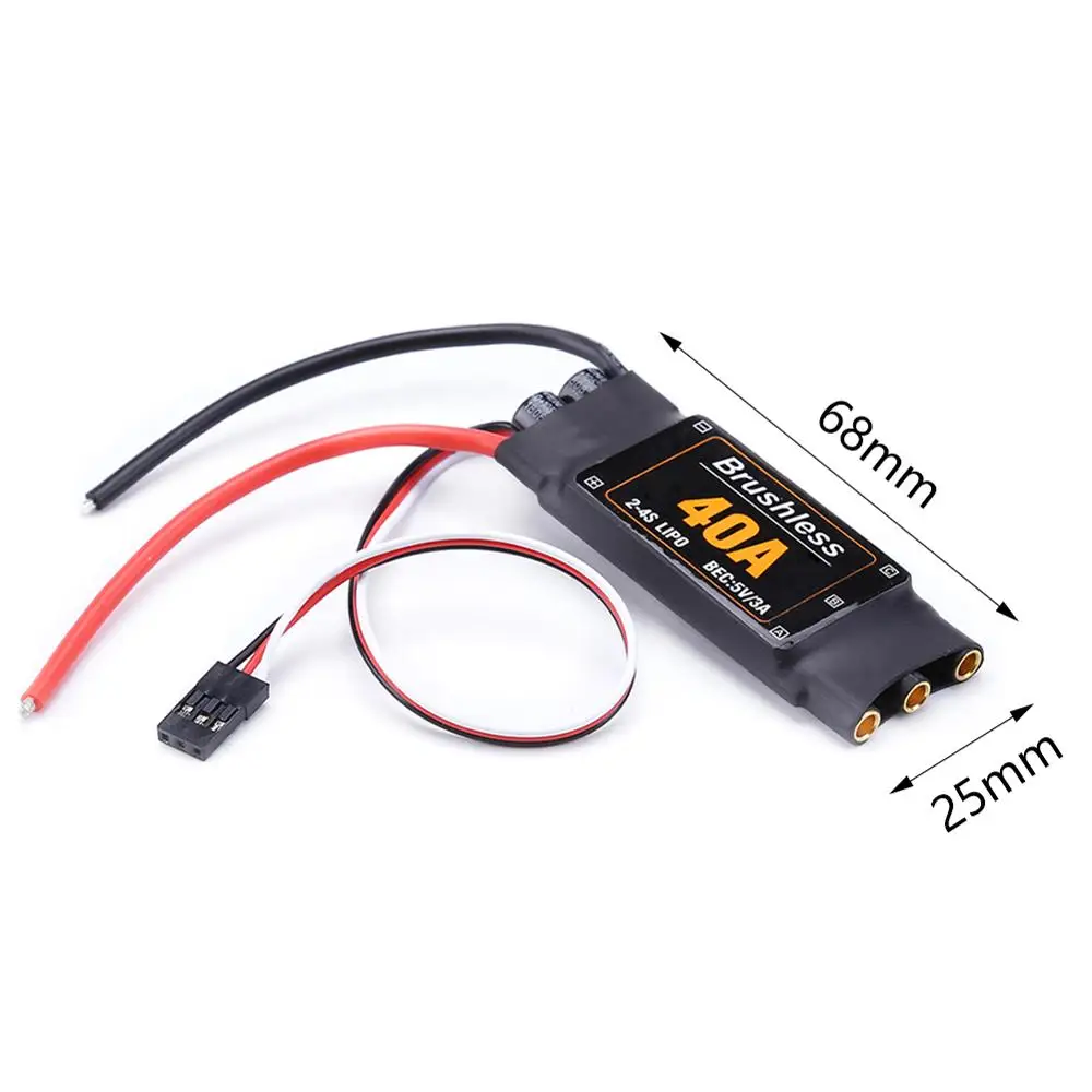 Фото Регулятор скорости XXD 40A бесщеточный Дрон ESC Вертолет FPV запчасти мультикоптеры Регулятор скорости XXD 40A бесщеточный Дрон ESC Вертолет FPV запчасти мультикоптеры