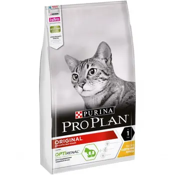 

Pro Plan сухой корм для взрослых кошек от 1 года, с курицей, пакет, 7 кг