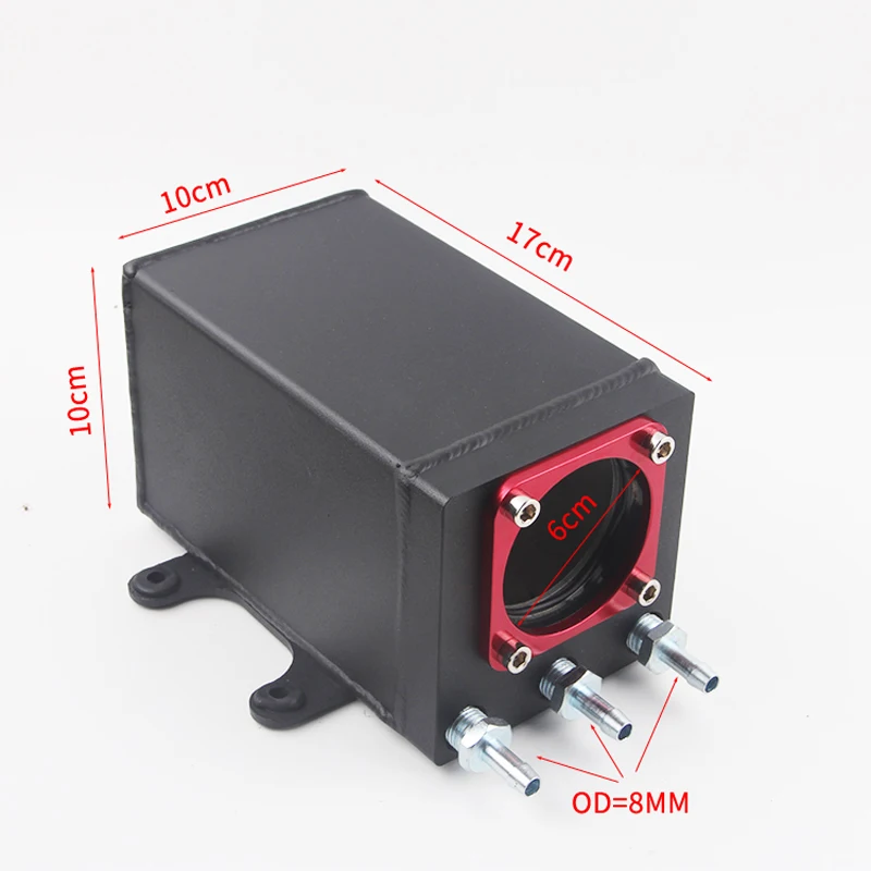Авто 60 мм один порт внешний 044 топливный насос бак гоночный Заготовка алюминиевый фитинг маслоуловитель топливный бак перенапряжения oct2204