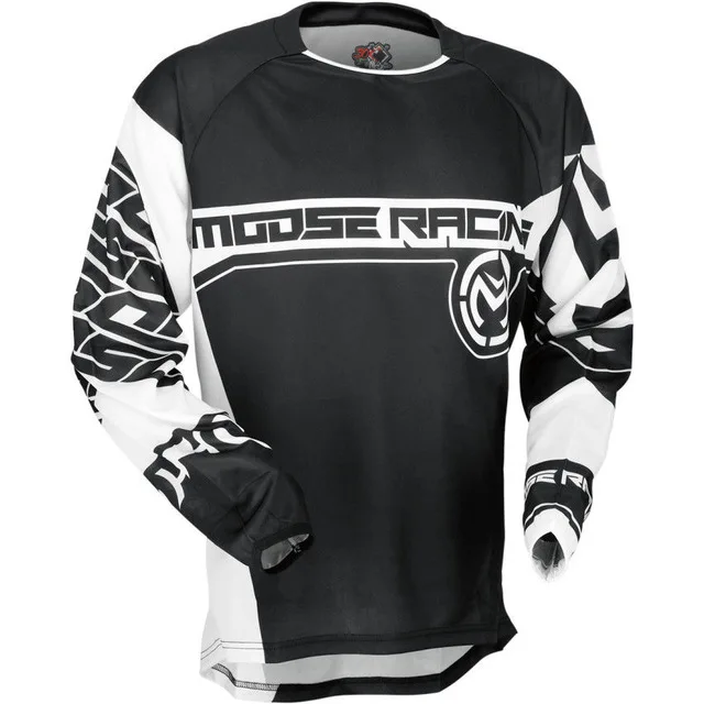 Beige Длинная майка для мотокросса для горного велосипеда Pro Moto Off Road футболка одежда Топ DH MX GP RBX MTB B#45 - Цвет: Beige
