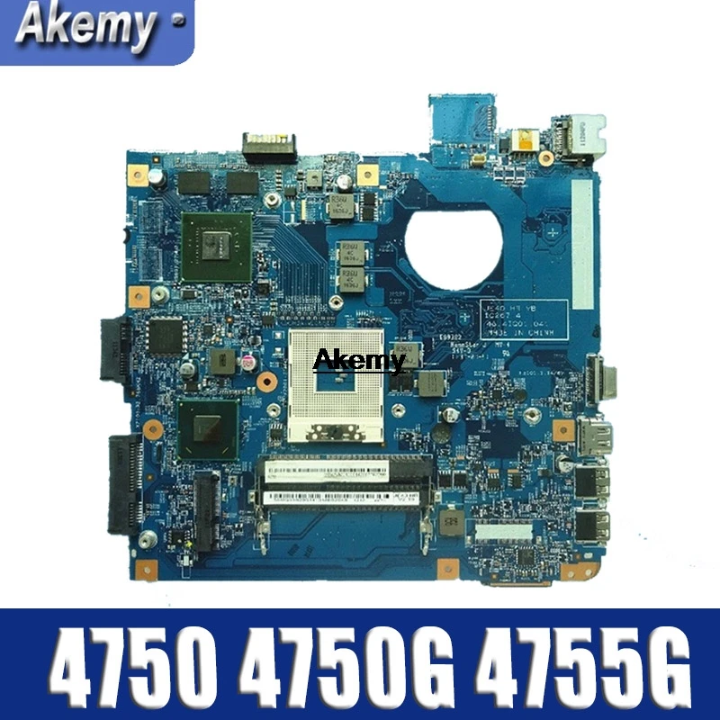 Материнская плата для ноутбука acer Aspire 4750 4750G 4755G 48.4IQ01.041 HM65 PGA989 с графическим