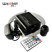 Westbay 16 Вт RGBW светодиодный оптический волоконные лампы 1,0 мм 3 м 200 шт. комплект для DIY осветить оптический драйвер украшения