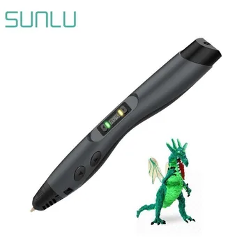 

Children Scibble 3D Pen With 10M PLA 3D Pen Refills SL-300 High Quality 3D Pens 1 To 8 Digital Extrued Grades On Sepeed Control