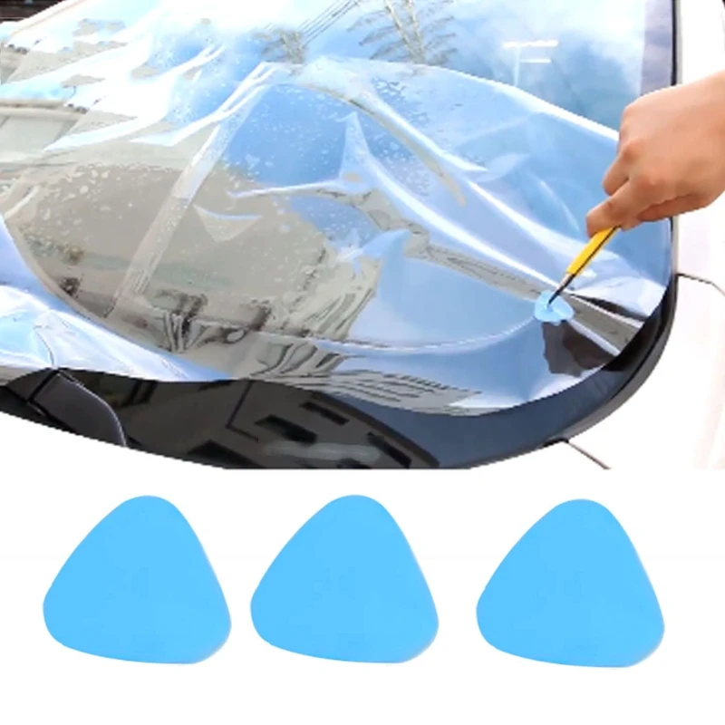 Car Wrapping Tools Automotive Film Tools 20pcs Triangle Hard Plastic Scraper