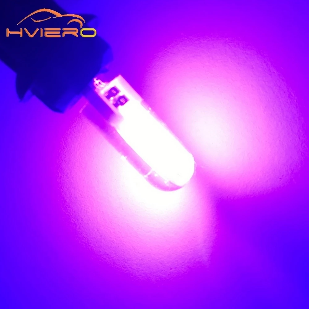 Hviero T10 194 2825 WY5W W5W COB LED Silica gel Waterproof Wedge Light Car marker light reading dome Lamp Auto parking bulbs 12V