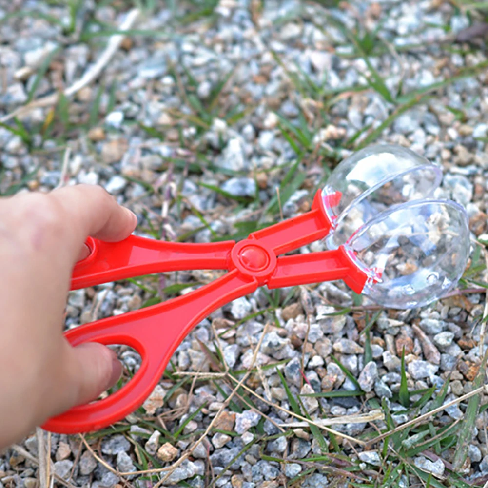 Bug Insect Catcher Scissors Tongs Tweezers Scooper Clamp Kids Toy Cleaning Tool For Biological outdoor adventure game toys 5
