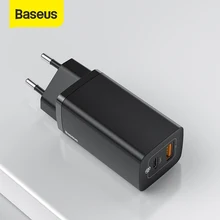 

Baseus 65W GaN Charger PD USB C Charger Quick Charge 4.0 3.0 Dual USB Port Phone Charger ForiP ForXiaomi ForSamsung Laptop