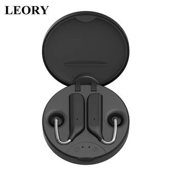 

LEORY TWS Wireless bluetooth Earphone IPX5 Waterproof Sport Ear Hook Headset HiFi Stereo Smart Touch Control Earbuds with Mic