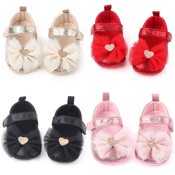 

2020 First Walkers Baby Girls Shoes Spring Infant Girls Indoor Soft-Soled Star Princess Shoes Baby Walking Shoes*