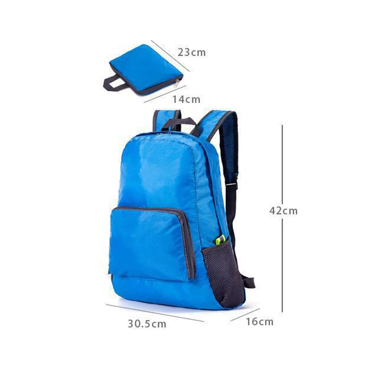 Открытый портативный складной рюкзак Спортивная Сумка для путешествий горный туризм; Кемпинг; Пешие прогулки Рыбалка бег нейлоновая сумка