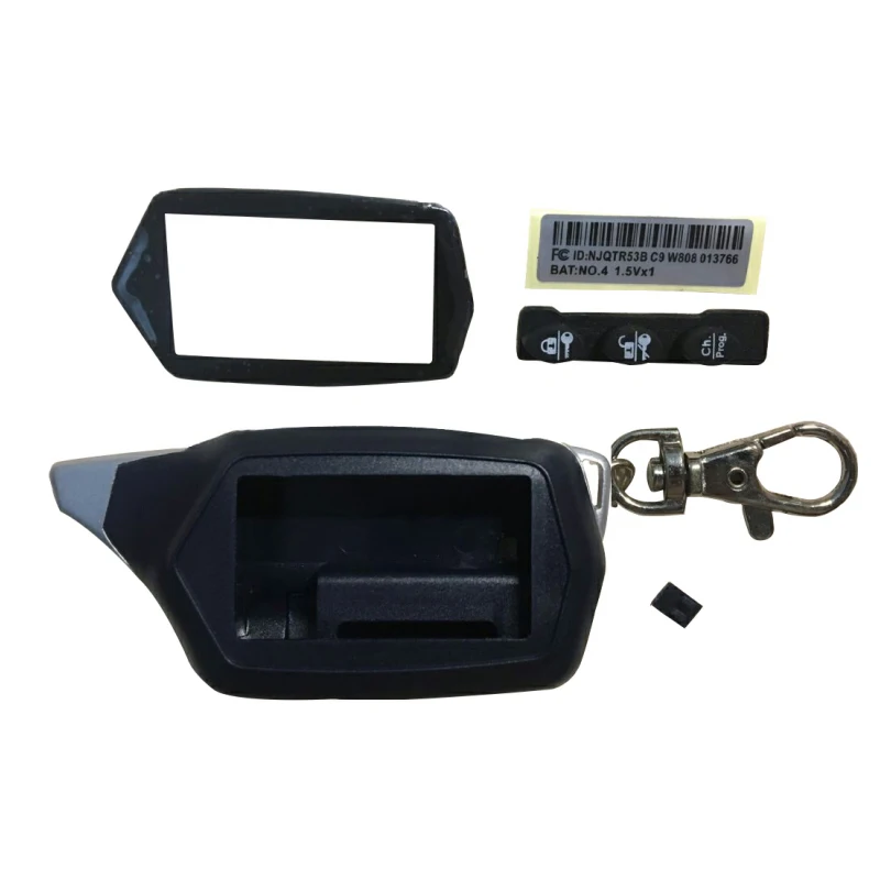 

10PCS/lot Russian C9 Key case keychain Body Cover for 10 PCS Two Way Car Alarm Starline C9 C4 C6 C3 C2 C1 C5 lcd Remote Control