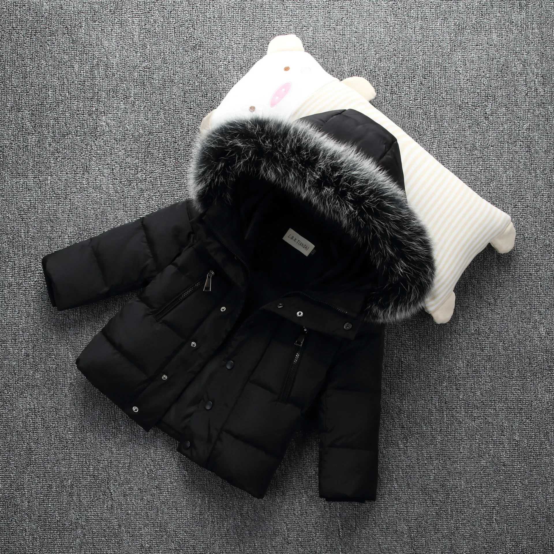 New Jacket Baby Infant Girls And Boys Hooded Winter Coats 9M-7Old Newborn Autmumn Winter 9BA021 baby jacket hooded coat