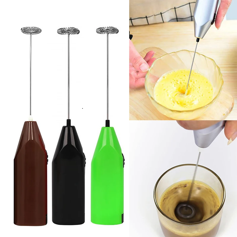 Milk Drink Coffee Whisk Mixer Electric Egg Beater Frother Foamer Mini Handle Stirrer Practical Kitchen Cooking Tool Gadget | Дом и сад