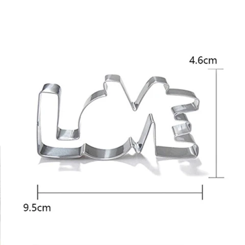 LOVE Letter Forms for Stainless Steel Cookie Cutter Donut Mold Lover Series Design Bakeware Pastry Confectionery 1 LOVE Letter Forms for Stainless Steel Cookie Cutter Donut Mold Lover Series Design Bakeware Pastry Confectionery 4