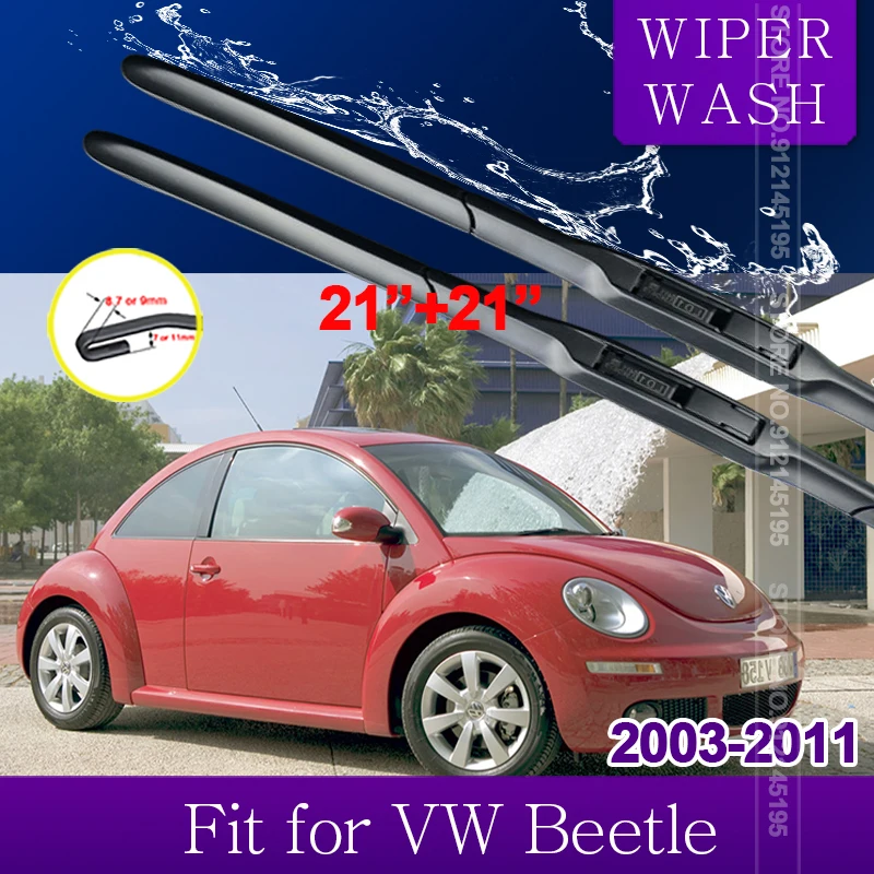 Tergicristallo Per Volkswagen Vw New Beetle 2003 ~ 2011 Beetle A5 Parabrezza Anteriore Tergicristalli Lama Accessori Auto 2004 2005