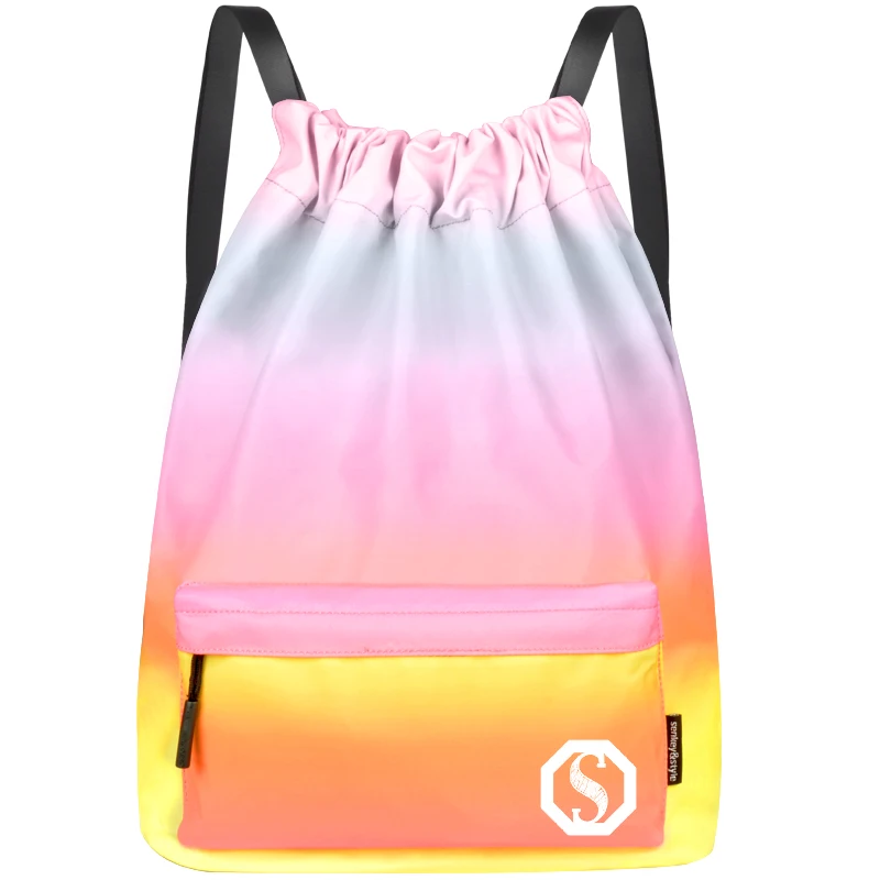 SenkeyStyle летние рюкзаки на шнурке Легкие нейлоновые спортивные сумки для