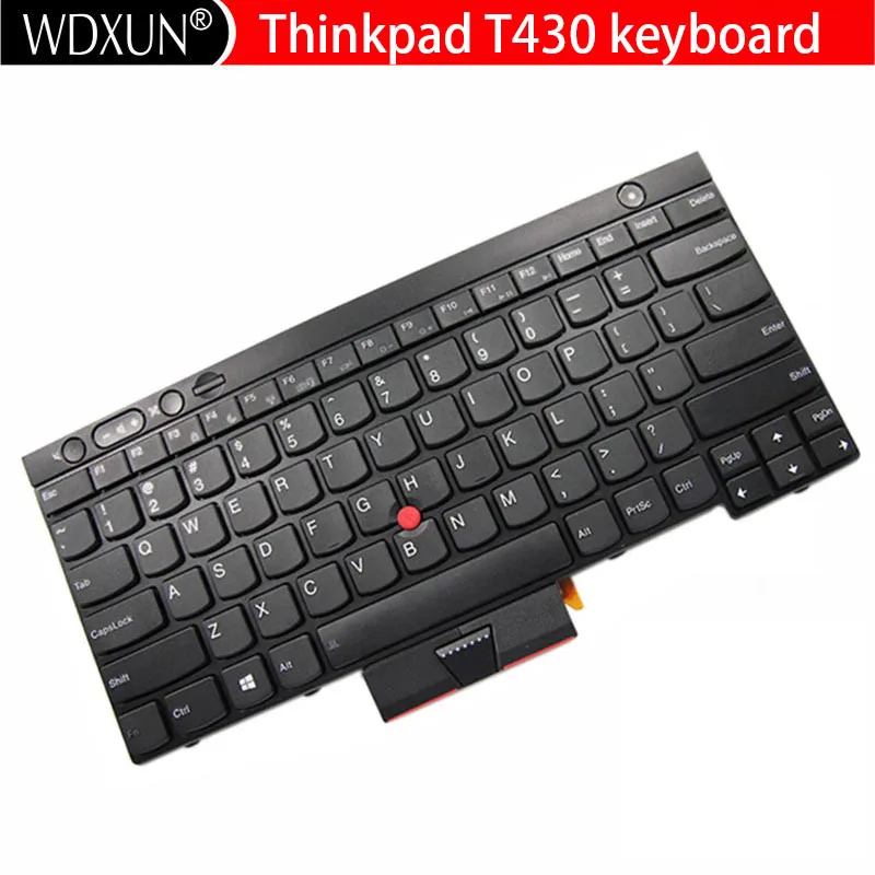 Prettyia US Computer Full Keyboard W/Frame for Lenovo IBM Thinkpad T430 T530 X230 