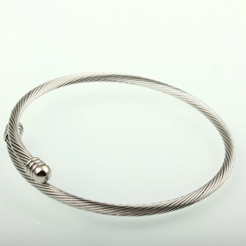 OUFEI браслет из нержавеющей стали для женщин мужской Шарм Любовь ногтей браслет ювелирные изделия аксессуары корейская мода - Окраска металла: Steel color