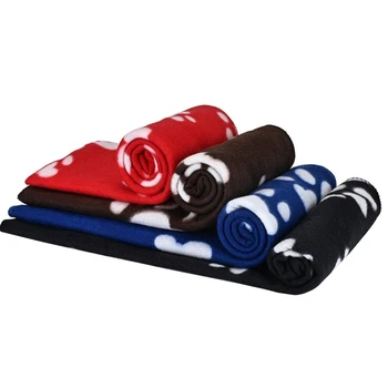 

4 Pack 27X 35 Inch Puppy Blanket Cushion Dog Cat Fleece Blankets Pet Sleep Mat Pad Bed Cover Kitten Soft Warm Blanket