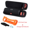 2022 Newest EVA Hard Case Travel Carrying Zipper Storage Bag + Soft Silicone Case Cover for JBL Charge 4 Bluetooth Speaker ► Photo 3/6